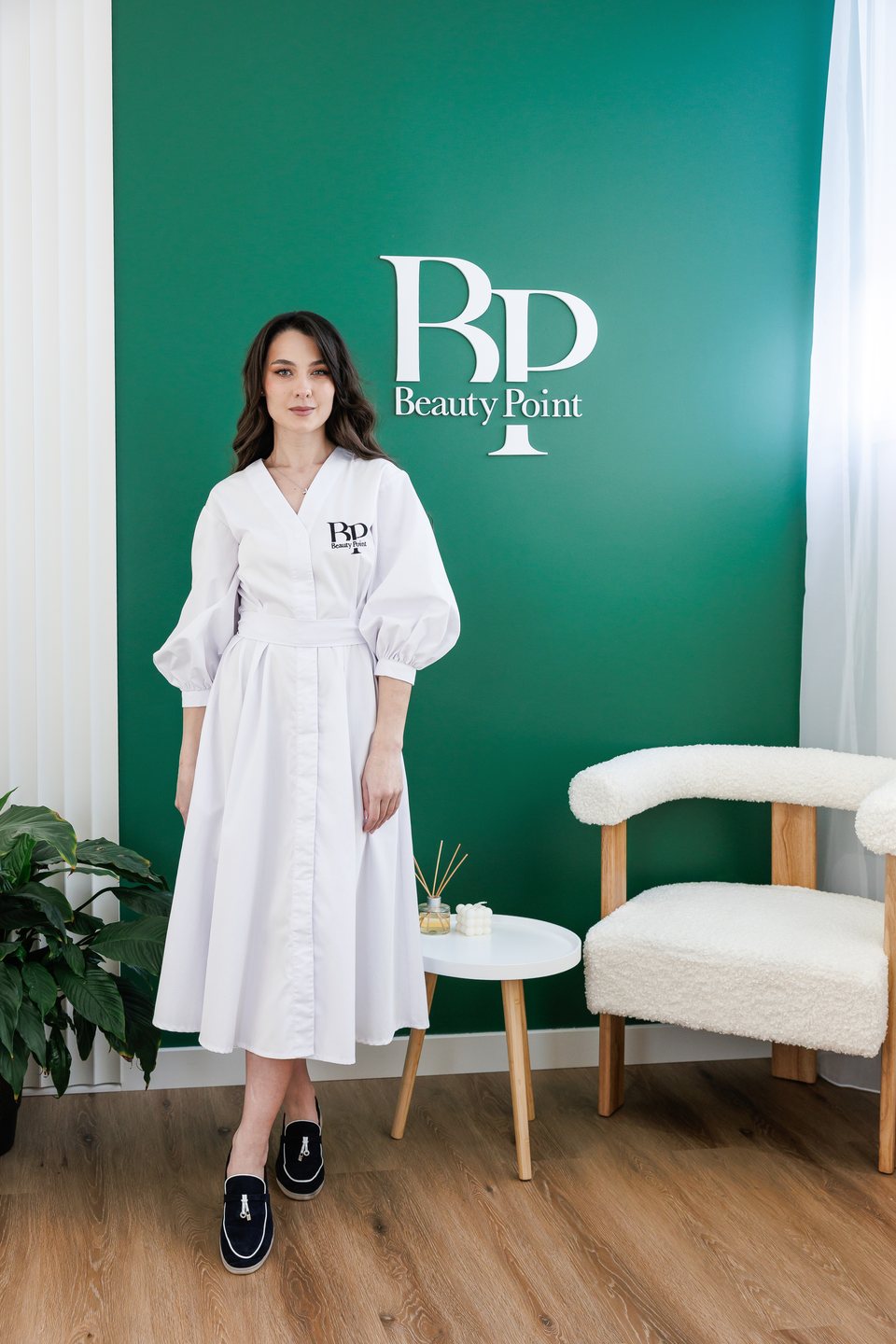 Med-spa owner at her Beauty Point clinic