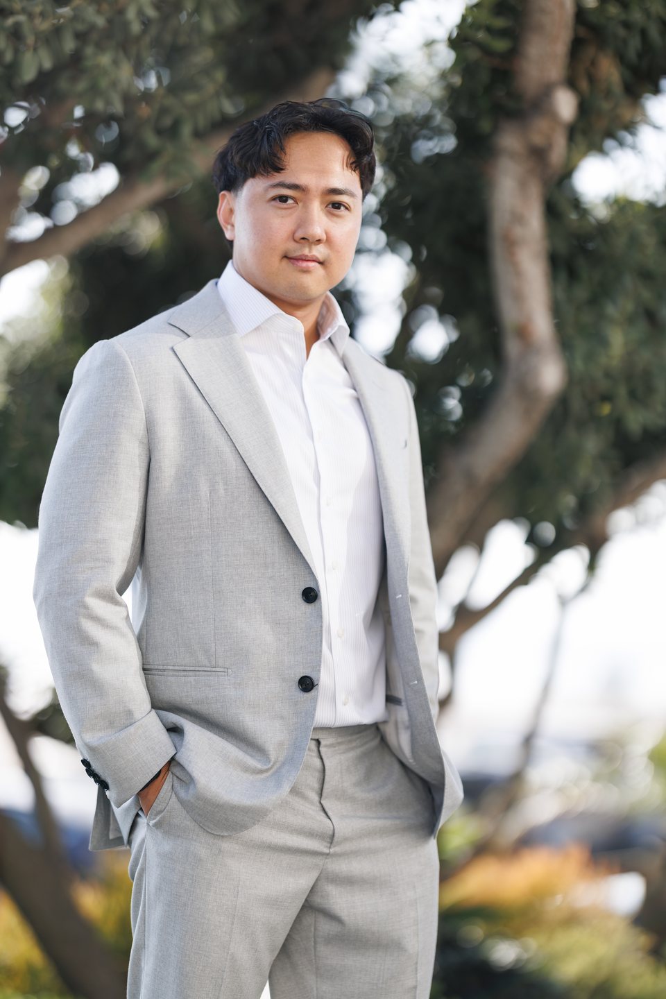 Outdoor business portrait of a Los Angeles professional